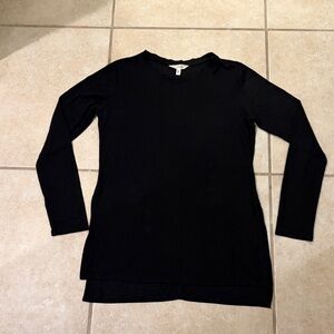 Athleta tunic shirt top long sleeve XS black